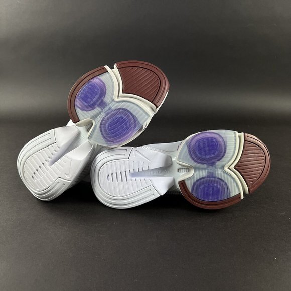 Nike Women's Air Zoom SuperRep 2 White Bronze Violet Green Shoes CU5925-135 Sz 8 - Picture 9 of 11